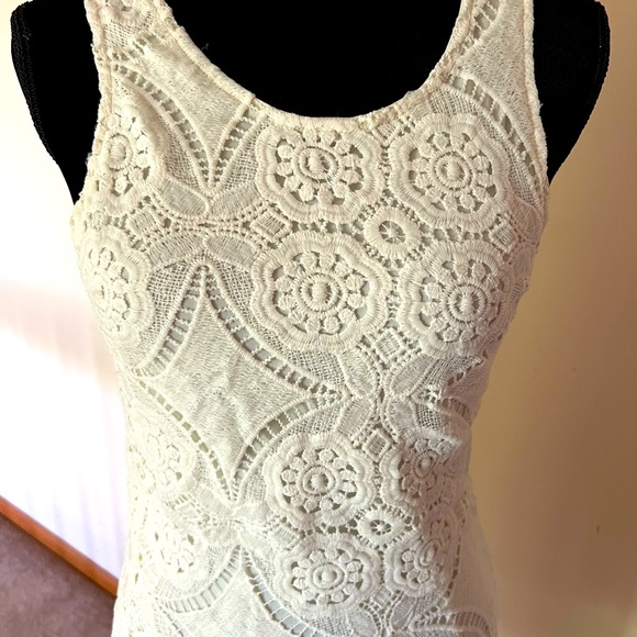 White Summer Dress (Small) - Picture 3 of 5